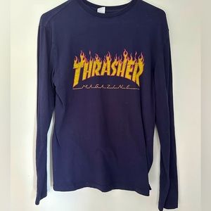 Navy Thrasher tee
